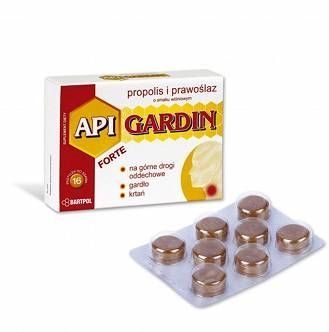 API-GARDIN FORTE Propolis i prawoślaz o smaku wiśniowym