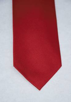 Jedwabny krawat czerwony