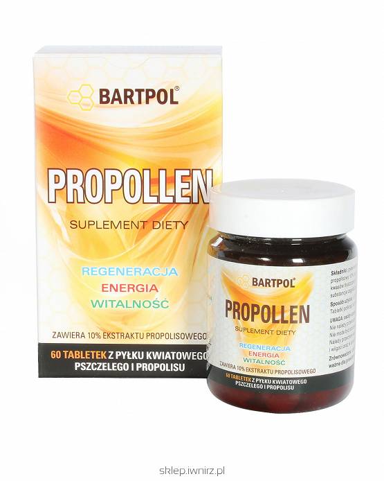 Propollen - tabletki z pyłkiem kwiatowym i propolisem 