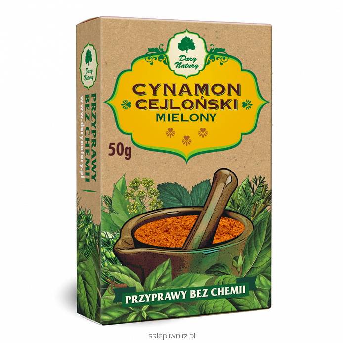 Przyprawy bez chemii - Cynamon Cejloński mielony 50 g